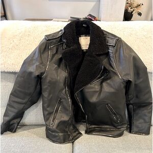 🖤 Boys distressed vegan leather jacket 🖤